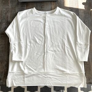 Spanx Perfect Length Top, Dolman 3/4 Sleeve Powder Size Small